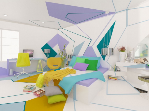 Colorful Geometrical Interior (15)