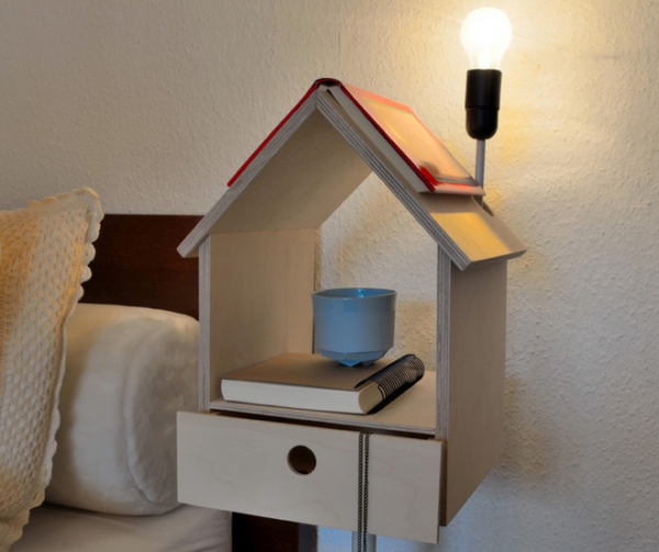 Nighthouse By Night Birdhouse Bedside Table (1)