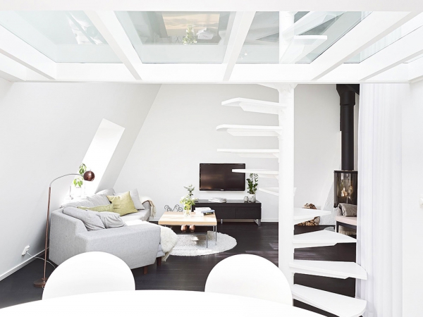 Stunning White Loft (2)