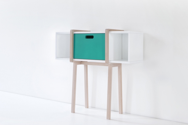 Modern Wood Console By Gloria Colleoni  (3)