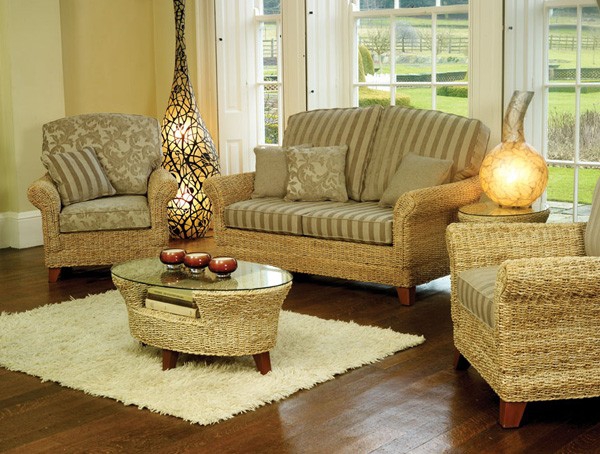  Natural home decor  with rattan furniture