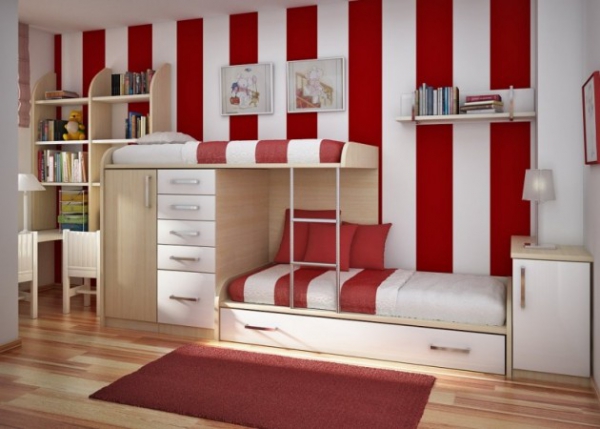 Playing With Possibilities Designs For Childrens Twin Bedroom (1)