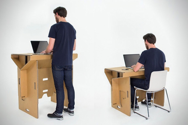 Portable Cardboard Desk For Your Folding Pleasure (1)