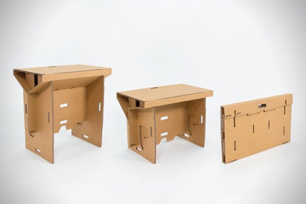 Portable Cardboard Desk For Your Folding Pleasure (3)