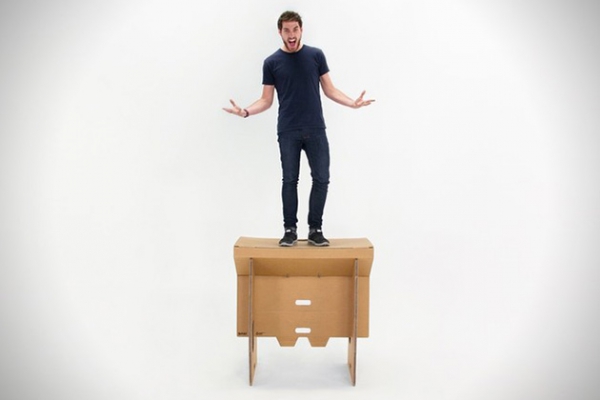 Portable Cardboard Desk For Your Folding Pleasure (4)