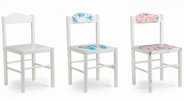 Pretty, Painted And Unique Chairs   (1)