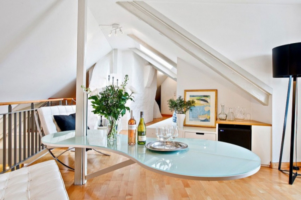 Swedish Attic Apartment Ideas (14)