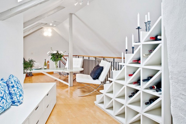 Swedish Attic Apartment Ideas (15)