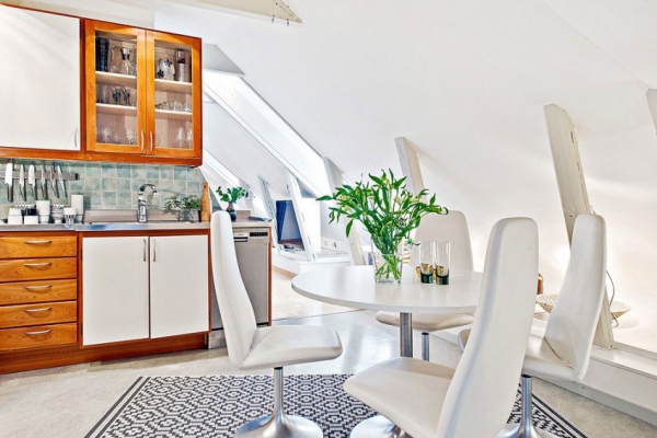 Swedish Attic Apartment Ideas (7)