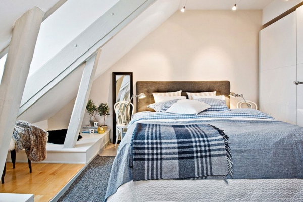 Swedish Attic Apartment Ideas (9)