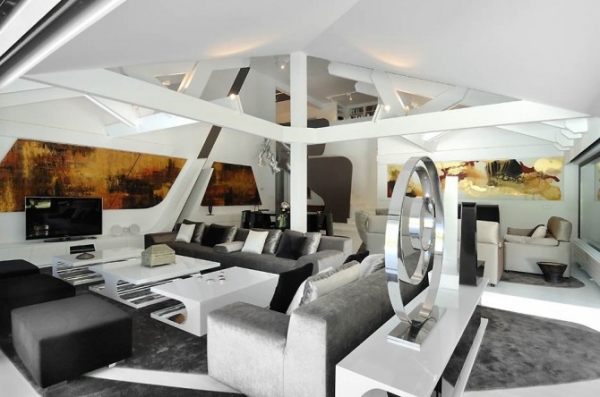 Ultra Modern Interior Featuring Futuristic Architecture - Adorable Home