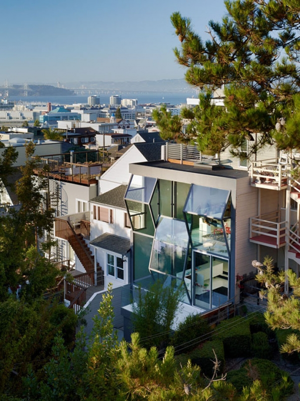 Unusual Glass Facade of a San Francisco Home - Adorable Home