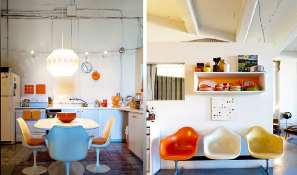 We-Love-The-Retro-Furniture-In-This-Open-Plan-Loft-3