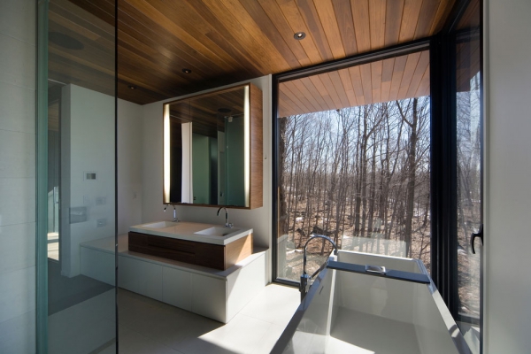 Contemporary Forest Home In Montreal (8)