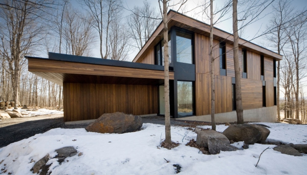 Contemporary Forest Home In Montreal (9)