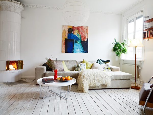 White living room designs