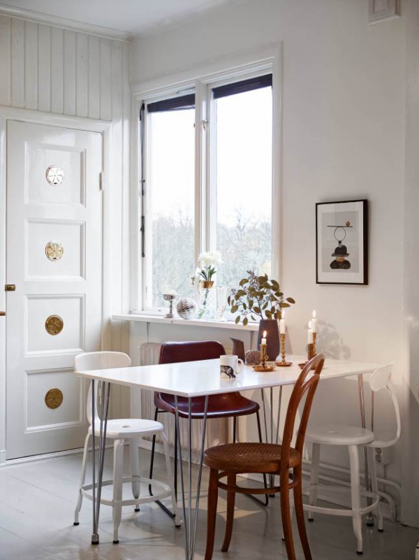 White small apartment, Swedish style – Adorable Home