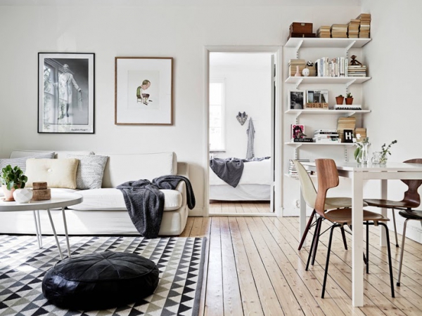 Wonderful Apartment With A Scandinavian Twist (4)