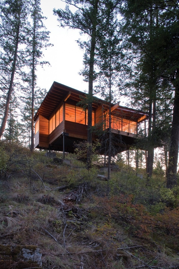 Wooden Forest Cabin in Montana – Adorable Home