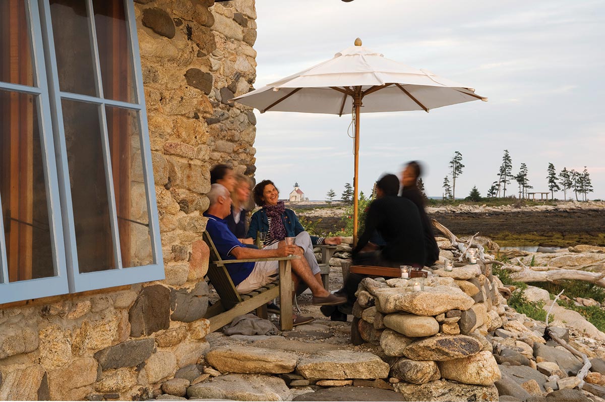 Gathering At A Cottage