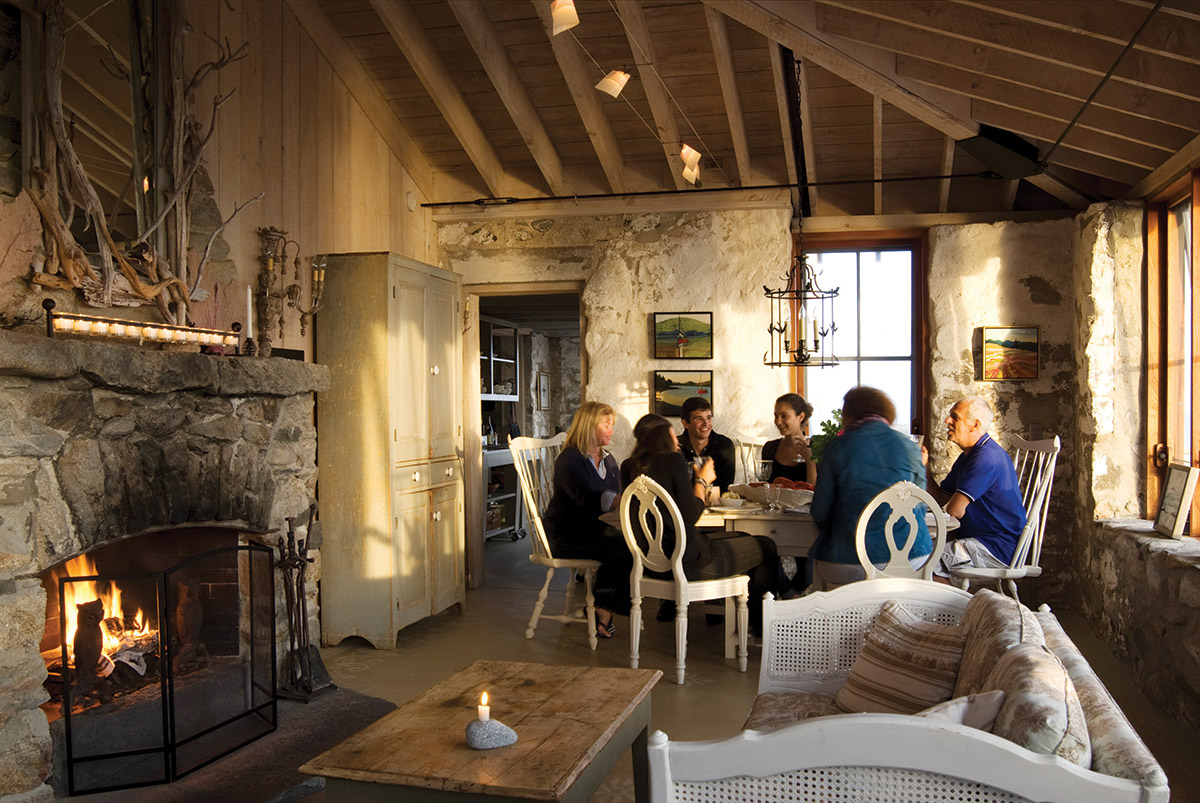 Family Gathering In A Cottage