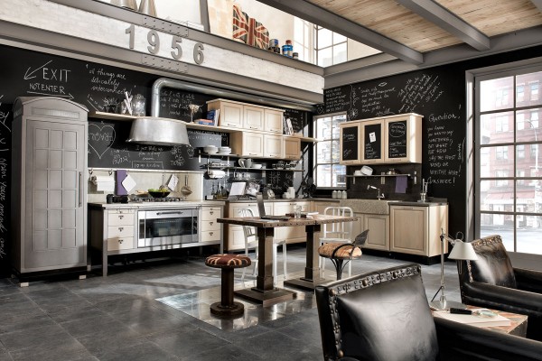 Vintage And Industrial Style Kitchens By Marchi Group 1