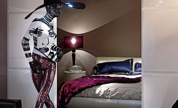 Floor Lamp In The Shape Of A Woman