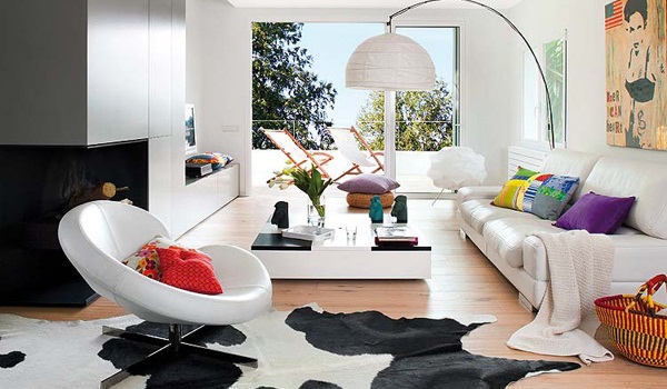Contemporary Fresh Interior Of A Spanish Villa