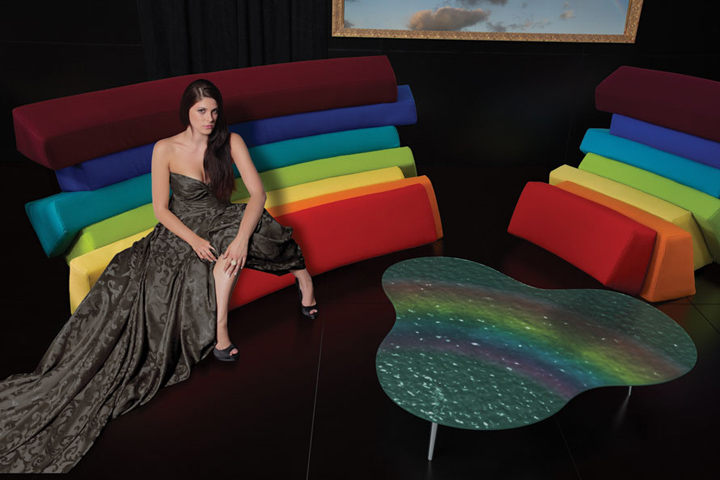 Colorful Furniture With All The Colors Of The Rainbow