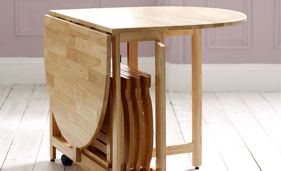 Choose a Folding Dining Table for a Small Space – Adorable 