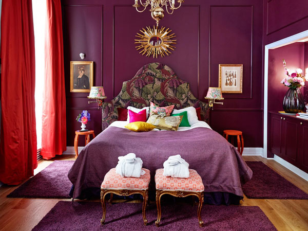 A Purple Décor Paradise In Norway
