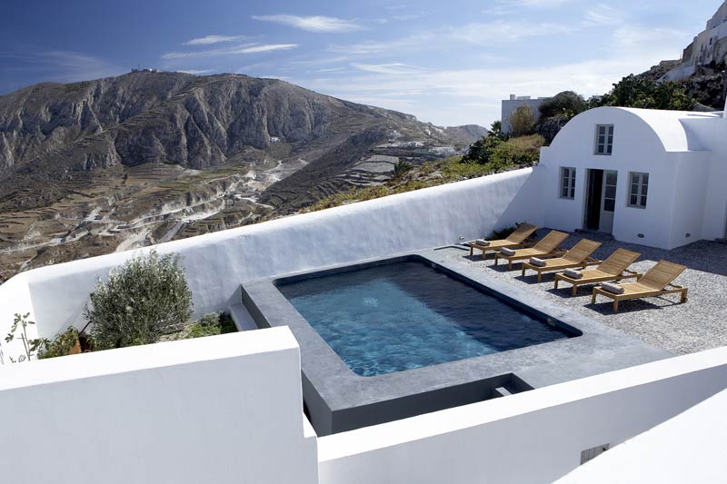 A White Villa In Santorini
