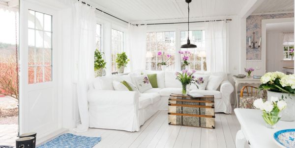 Delicately Beautiful: A White Cottage