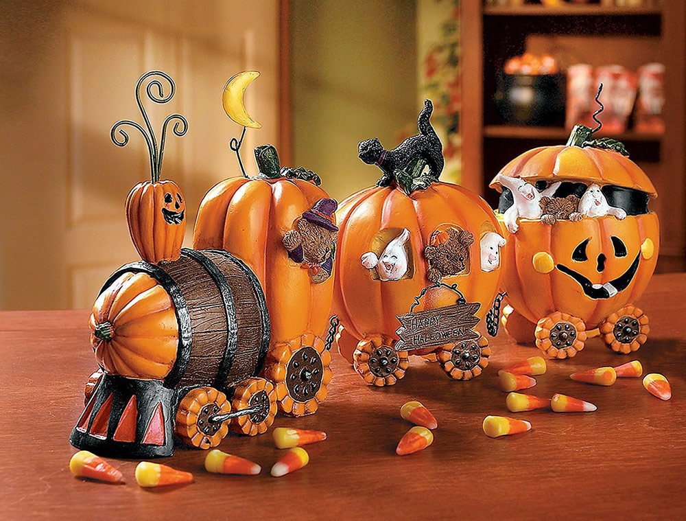 Express Train Halloween Pumpkin Decoration – Adorable Home