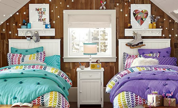 Winter Decor Of A Twin Children'S Bedroo