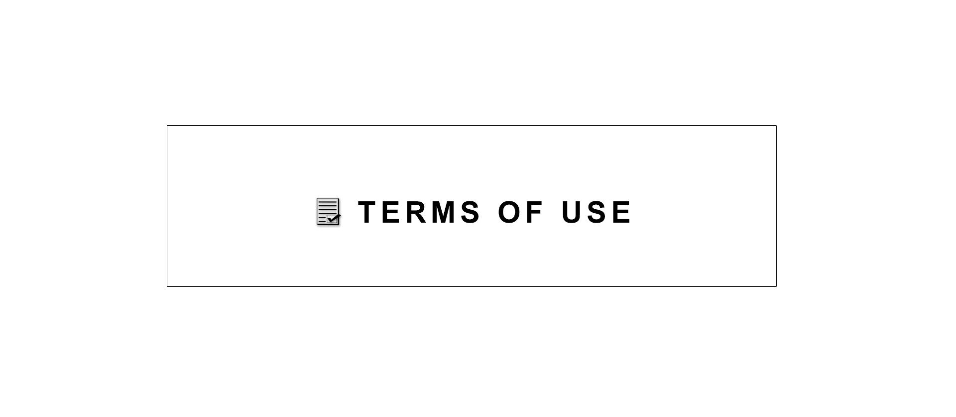 Terms Of Use Sign