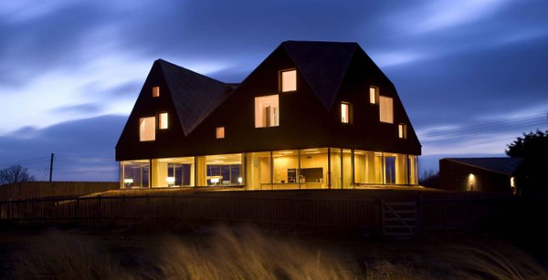 Floating Dune House In England