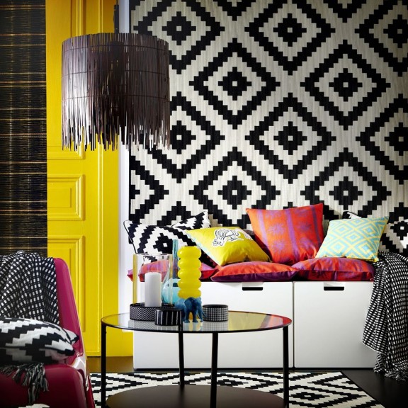 Black And White IKEA Rug Adorable HomeAdorable Home