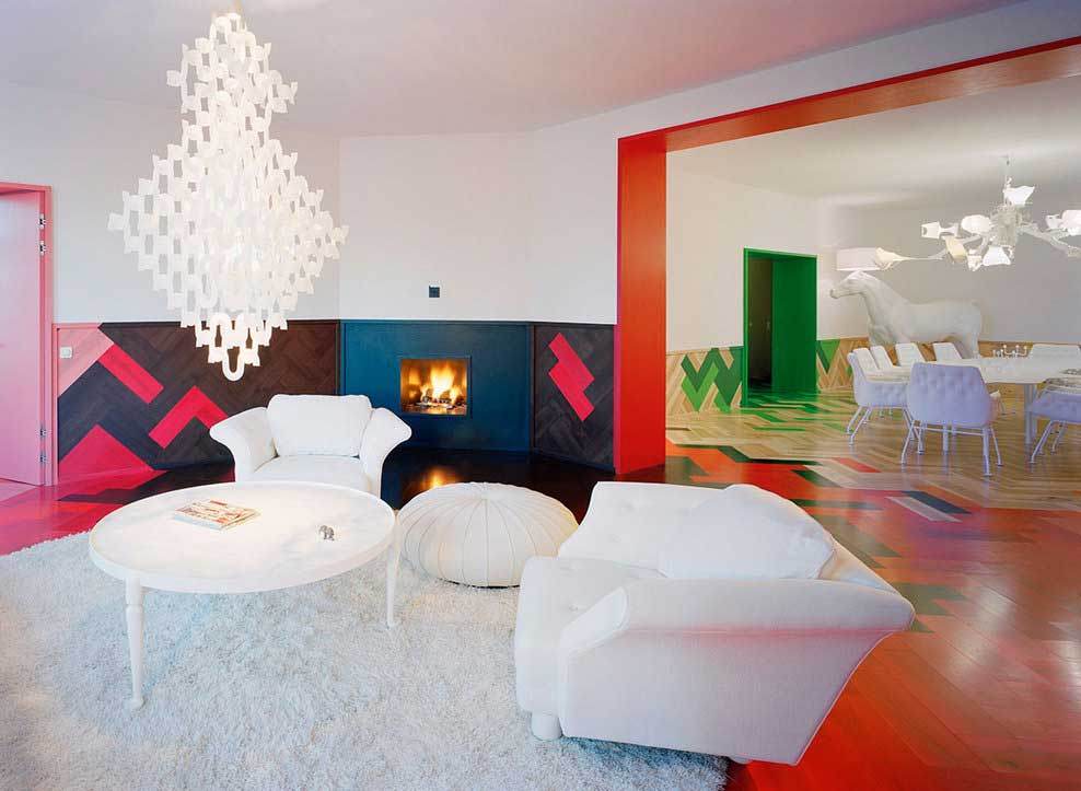 Bold And Colorful Decor In Sweden