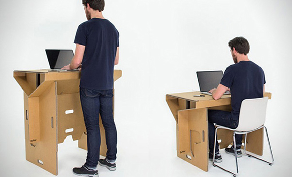 Portable Cardboard Standing Desk