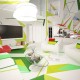 Colorful Geometrical Interiors