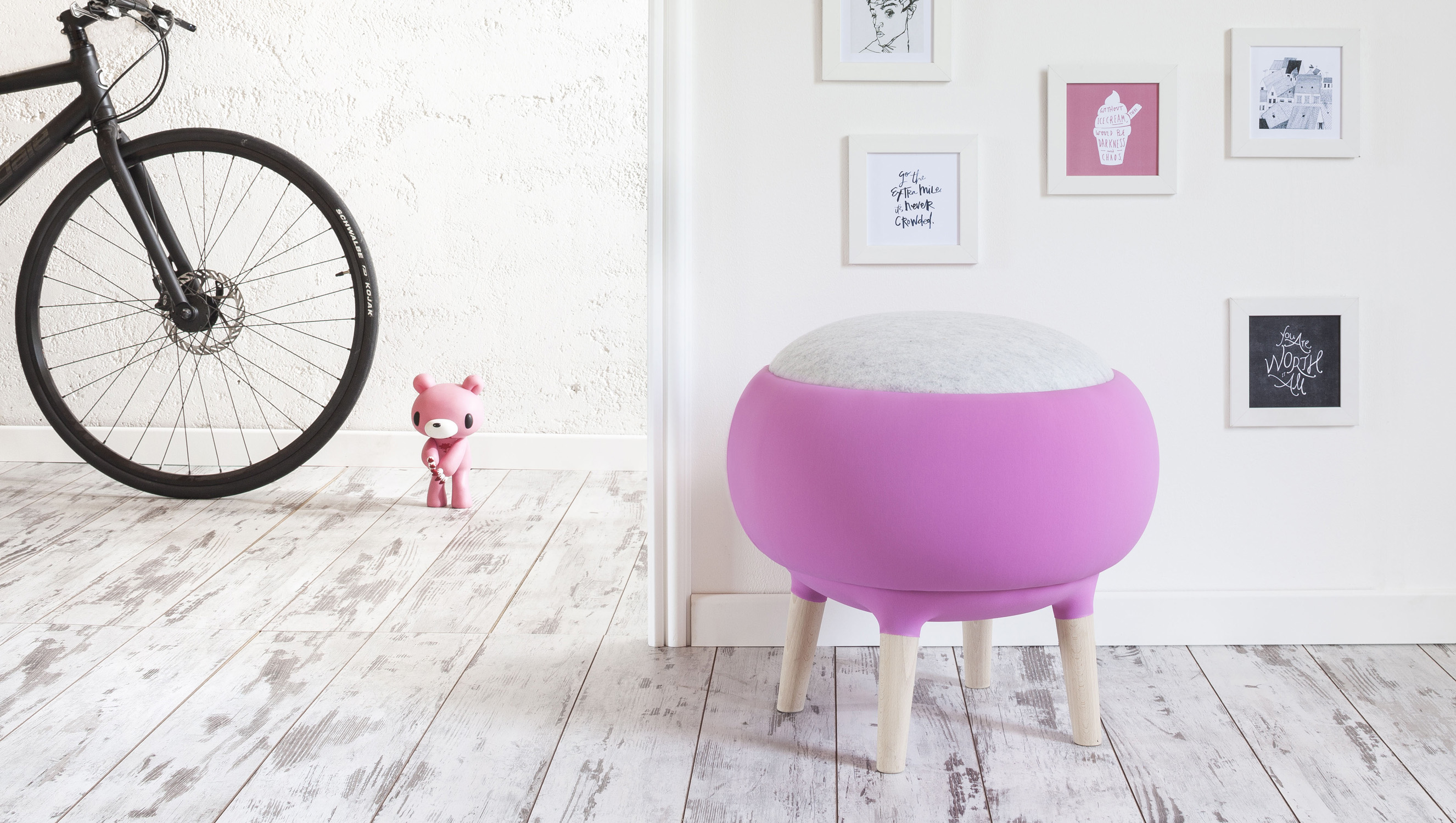 Steeped In The Contemporary: The Cora Modern Pouf