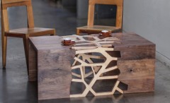Gradient Matter Modern Wooden Coffee Table