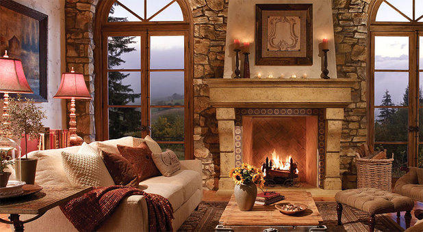 Cozy Traditional Living Room