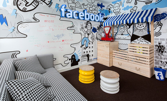 Funky Office Design For Facebook In Poland
