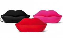 The Iconic Bocca Lips Sofa Goes Black And Pink