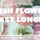Make Fresh Flowers Last Longer Infographic