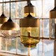 Parallel Series Of Glass Pendant Lamps