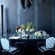 Luxury Black Dining Room