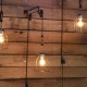 3 Pulley Mounted Industrial Wall Lights